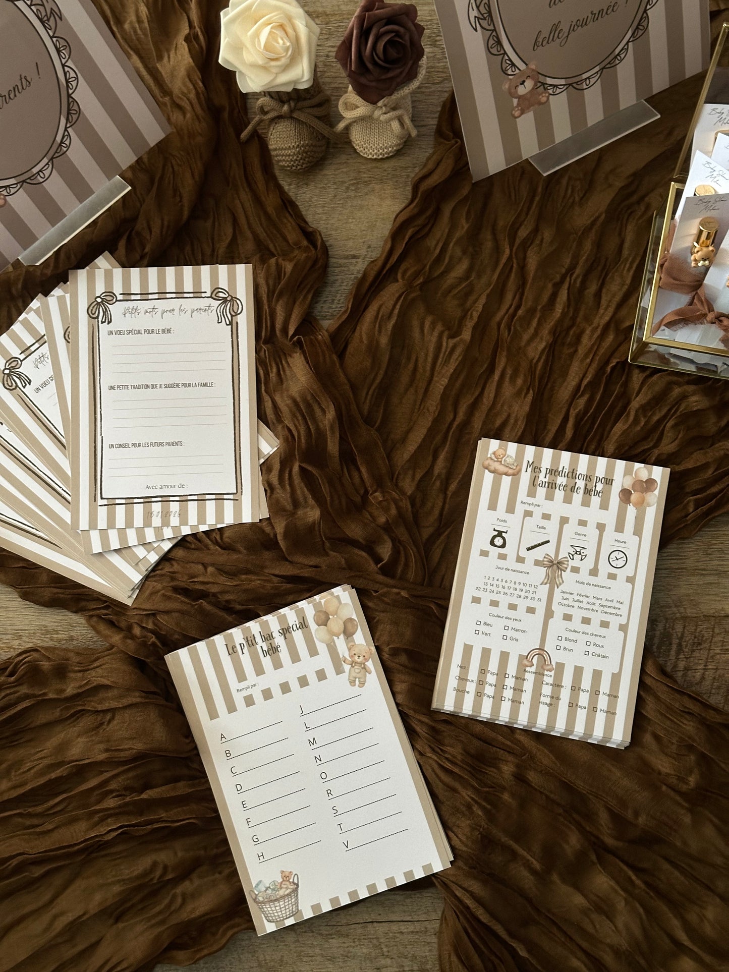 Lot de jeux Baby Shower